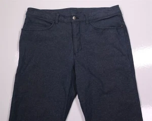 Lululemon Men's Pants Canvas Blue ABC 5-Pocket Cotton Blend Pants 33x33 - Picture 1 of 7