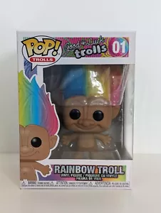 Rainbow Troll 01 Funko Pop Vinyl - Good Luck Trolls Doll w/ Pop Protector - Imagen 1 de 6