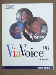 IBM VIA VOICE 98 - VERSION 5.2 - UK ENGLISH USER GUIDE ONLY - NO DISCS - Picture 1 of 5