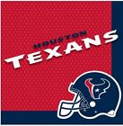 2 Packs Of Houston Texans Lunch Napkins 36Ct New In Packaging