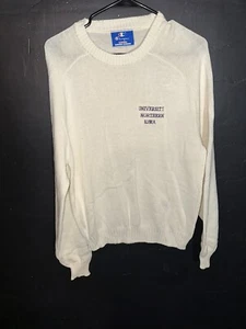 Vintage Uni Panthers Pullover Erwachsene Medium beige Champion 80er Northern Iowa hergestellt in den USA - Bild 1 von 7