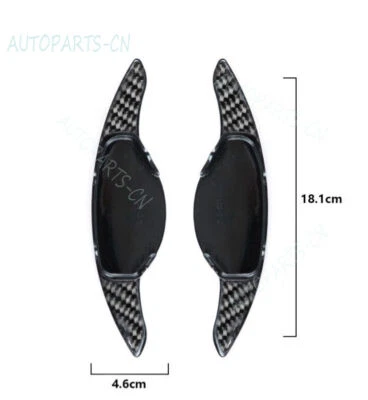 Volante de fibra de carbono real para Infiniti Q50 2018-2023 câmbio de pá - Imagem 1 de 4