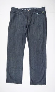 Lacoste Pants Mens 40 Blue Denim Jeans Earnest Sewn Straight Leg Stretch Adult - Picture 1 of 16