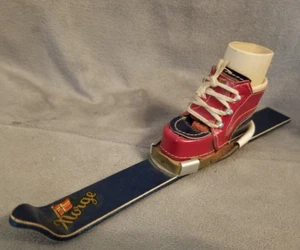 VTG 1960's Miniature Ski Boot, Norwegian Christmas & Cabin Winter Holiday Décor - Picture 1 of 10