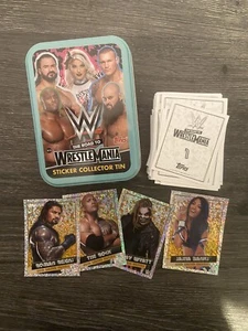 Topps Merlin WWE The Road To Wrestlemania Tin & 276 Stickers & Limited Editions - Picture 1 of 1