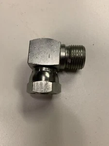 Omega ADAPTER FTG FO X MO 90 DEG 3/4-16 35-12677 - Picture 1 of 4
