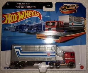 Hot Wheels Transformers Track Fleet Optimus Prime NEW FAST SAME DAY SHIPPING - Picture 1 of 3