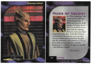 Babylon 5 Special Edition Trading Cards Faces of Delenn #D1 Skybox 1997 - Picture 1 of 1