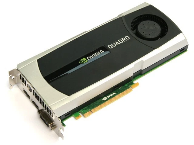 Dell NVIDIA Quadro 5000 2.5GB GDDR5 PCI-E 2.0 x16 Professional Video Card YMYKM - Image 1 of 1