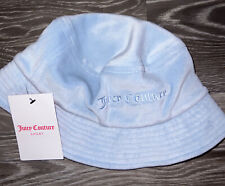 Juicy Couture Cap One Size New Tags Bucket Hat Cap Baby Blue Velour Velvet