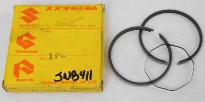 1 Juego de anillos de pistón originales NOS SUZUKI TS50 AS50 OEM 12140-05100-050 +.50  Foto 1 de 4