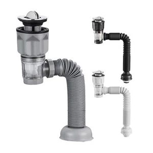 Telescoping Flexible Sink Drain Pipe For Sink , Anti-Odor Drain Outlet Hose - Picture 1 of 15