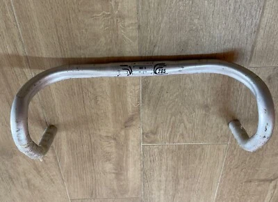 Manubrio bici corsa Deda Anatomic 285 42 vintage road bike handlebar aluminiun - Immagine 1 di 2