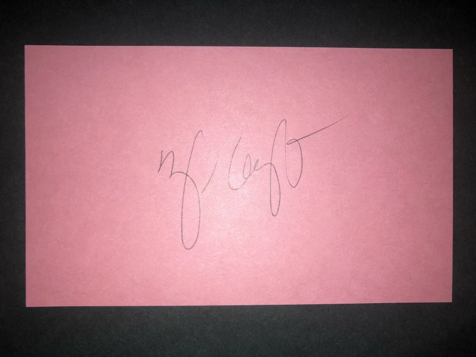 2011 REDS: Zack Cozart, SIGNED 3x5 Card - Image 1 of 1