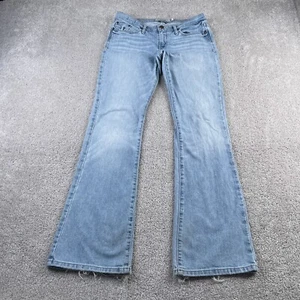 VINTAGE Abercrombie and Fitch Jeans Womens 4 Regular Blue Madison Flare Denim - Picture 1 of 16