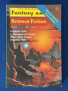 Magazine Of Fantasy & Science Fiction June 1976 VG - Foto 1 di 2