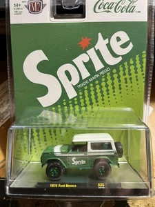 M2 Machines Coca-Cola Sprite A35 1976 Ford Bronco Chase 1/750 🔥 - Bild 1 von 2