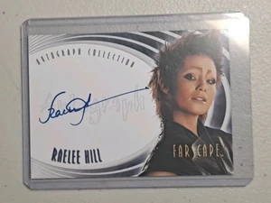 Tarjeta de autógrafo 2004 Farscape Through the Wormhole A69 Raelee Hill como Sikozu - Imagen 1 de 2