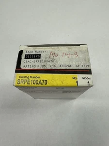 GE SPECRA CIRCUIT BREAKER TRIP MODULE, SRPE100A70, 70A FOR 100A FRAME - Picture 1 of 6