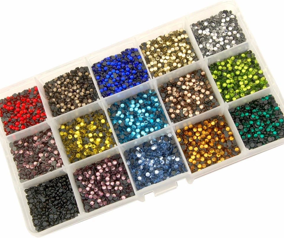 Summer-Ray SS10 2.8Mm Assorted Colors Hot Fix Rhinestones in Storage Box - Image 1 of 2