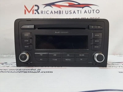 AUTORADIO PER AUDI A3 Serie (8P1) 8P0035186S (05>08) - Immagine 1 di 4