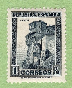 ESPAÑA 1932 EDIFIL 673** DENTADO 11 1/4 CASAS COLGADAS DE CUENCA - Bild 1 von 1