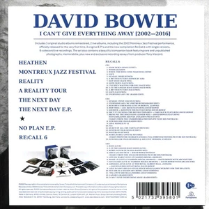 DAVID BOWIE I CAN'T GIVE EVERYTHING AWAY NEW CD - Picture 1 of 1