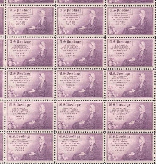 United States 3¢ Mothers of America Postage Stamp #737 x 100 singles - Image 1 of 1