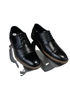 Zapatos de vestir Perry Ellis para hombre 9 anchos puntera negra - Imagen 1 de 10