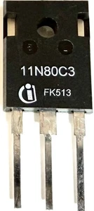 11N80C3, N Channel MOSFET 800V 11A - Picture 1 of 2