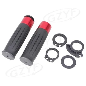 Handlebar Handle Bar Grips End For Suzuki Honda Yamaha Universal 7/8" 22MM Red - Picture 1 of 1