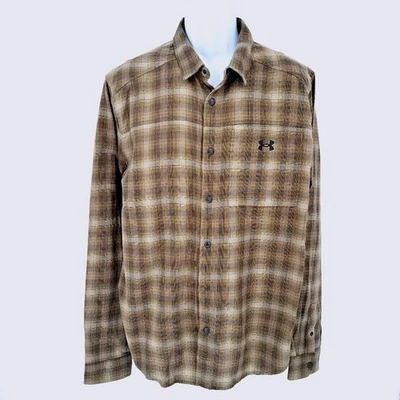 Under Armour Men's Tradesmen Flex Flannel Snap Front Shirt Size XL - Image 1 of 4