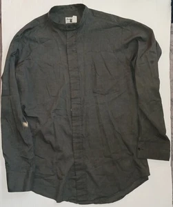 Camisa De Colección Friar Tuck Priest Reverend, Talla 16 Manga Larga Negra - Imagen 1 de 11