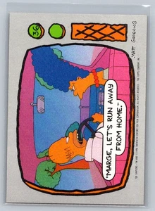 1990 Topps Los Simpson #36 Marge, huyamos de casa. - Imagen 1 de 2
