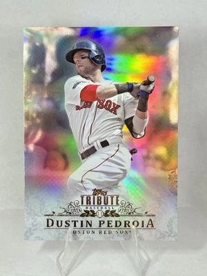 2013 Topps Tribute Dustin Pedroia #12 Boston Red Sox HOF Star SP - Image 1 of 4