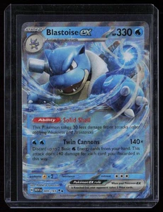 SV: Scarlet & Violet 151 #009/165 Blastoise ex - Picture 1 of 2