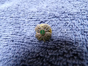 DE COLECCIÓN 4-H CLUB 3ER AÑO MEMBRESÍA DISEÑO TRÉBOL ESMALTE METAL SOLAPA SOMBRERO PIN - Imagen 1 de 4