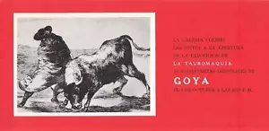 Goya Tauromaquia Art Expo Invitation PC Puerto Rico 65 - Picture 1 of 2