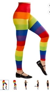 Rainbow 🌈 Pride Strumpfhose ohne Fuß Damen Einheitsgröße. - Bild 1 von 3