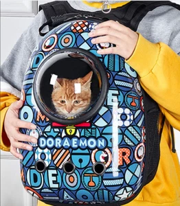 Pet Backpack Dog Cat Travel Carrier Bag Space Capsule Bubble Backpack Portable - Picture 1 of 23