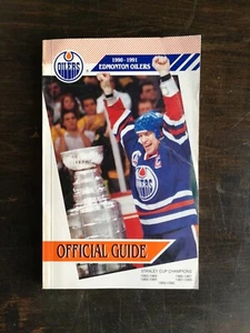 1990-1991 Edmonton Oilers NHL Hockey Official Yearbook Mark Messier - Picture 1 of 1