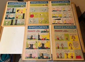 Peanuts Sunday Pages- 5 PIECE LOT by Charles Schulz from NY DAILY NEWS 1979 - Picture 1 of 7