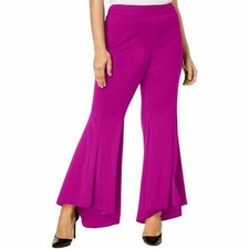 INC Womens Pink Flare High-Low Hem Dress Pants Trousers Plus 20W New 