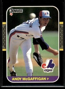 1987 Donruss #380 Andy McGaffigan Montreal Expos