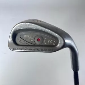 Ping Eye 2 8 Iron Stiff Flex Zz Lite Steel 988806 Good WI2 Red Dot Golf Club!!!! - Picture 1 of 11