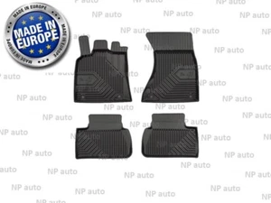 NEW LHD BLACK RUBBER FLOOR MATS LINERS ALL WEATHER FOR PORSCHE MACAN 2014 - - Bild 1 von 6
