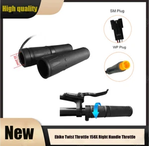 FT-158X Media Torsión Acelerador Mano Derecha E-bike 36V 48V 60V 72V SM/WP Enchufe - Imagen 1 de 17