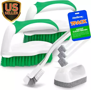 7 Pack Deep Cleaning Brush Set, Scrub Pads with Scraper Tip for Pool Walls, Bath - Picture 1 of 7