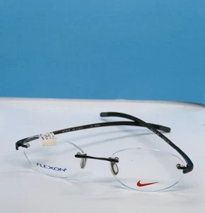 Nike 4041 200 51-19-145 Frameless Flexon Eyeglasses Frames Brown New - Picture 1 of 9