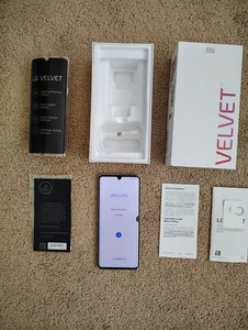 LG LMG900TM Velvet 5G Smartphone - White - Photo 1 sur 4